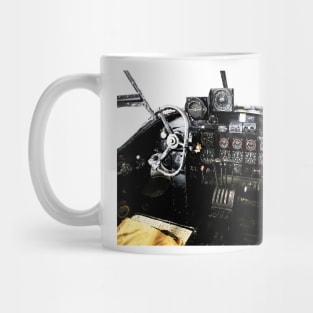 RAF World War 2 AVRO Lancaster cockpit Mug